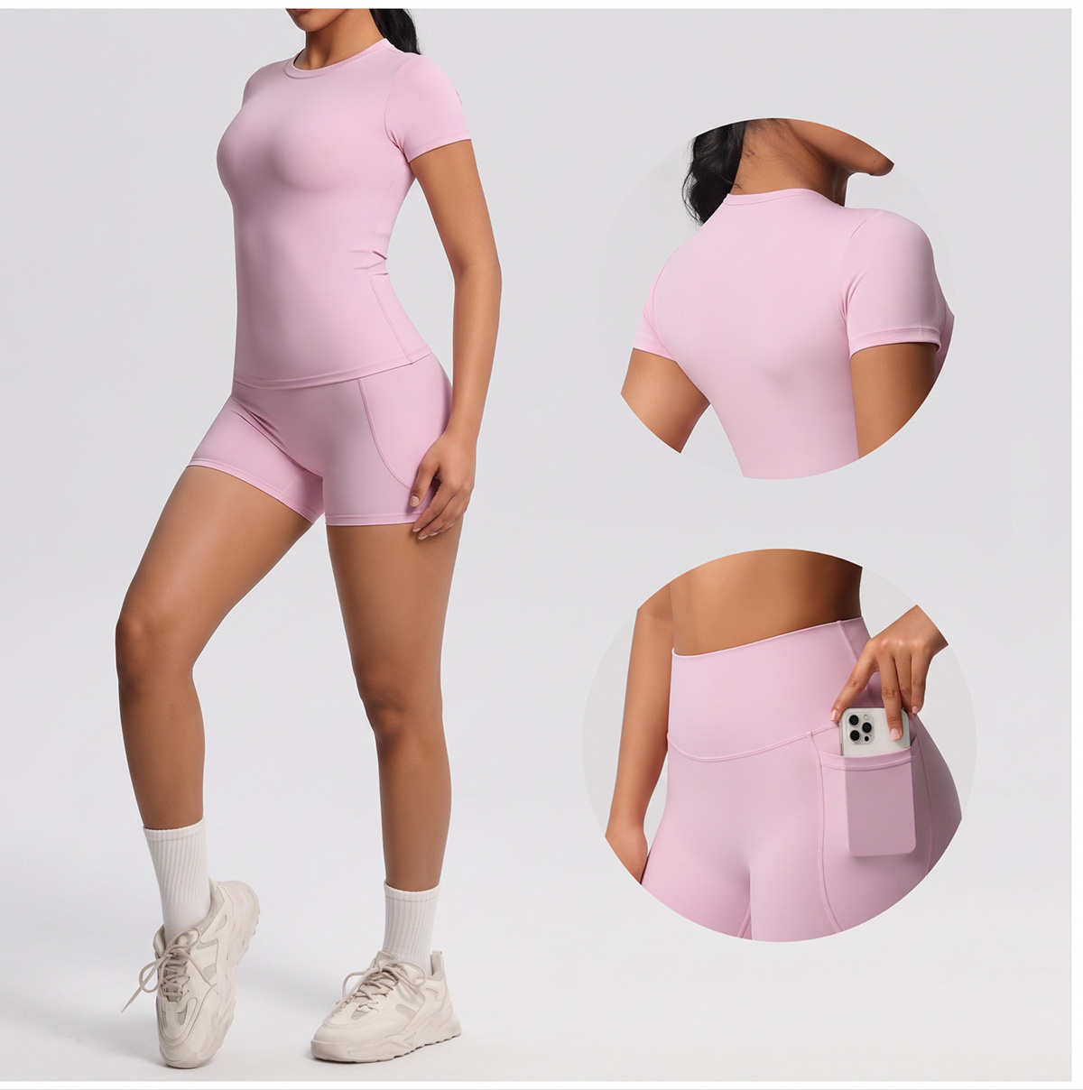 Pilates Yoga Gear - Pocket Yoga Set Speed Drying Round