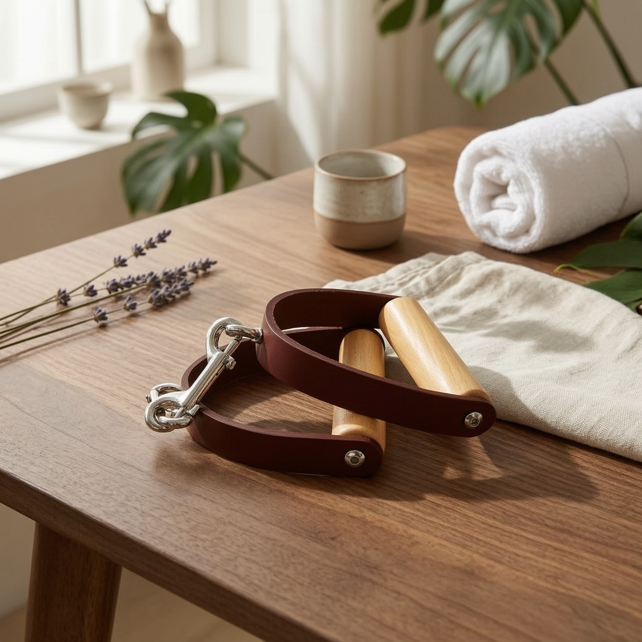 Pilates & Yoga Knokke - 2 Pieces Pilates Reformer Handle Heavy
