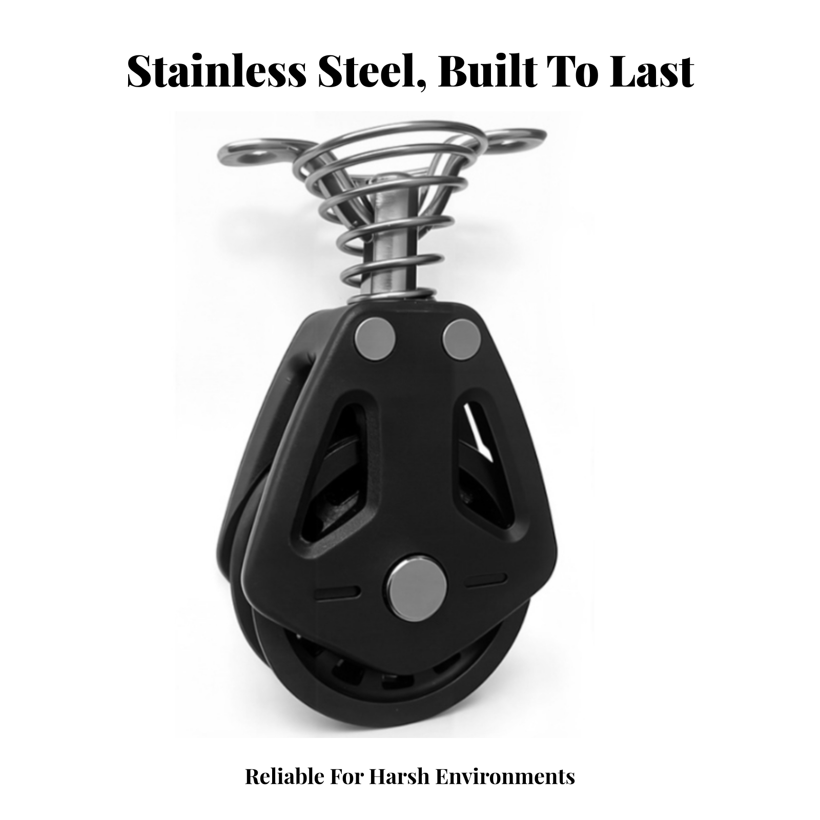 Pilates & Yoga Knokke - Compact Stainless Steel Pilates Pulley Part