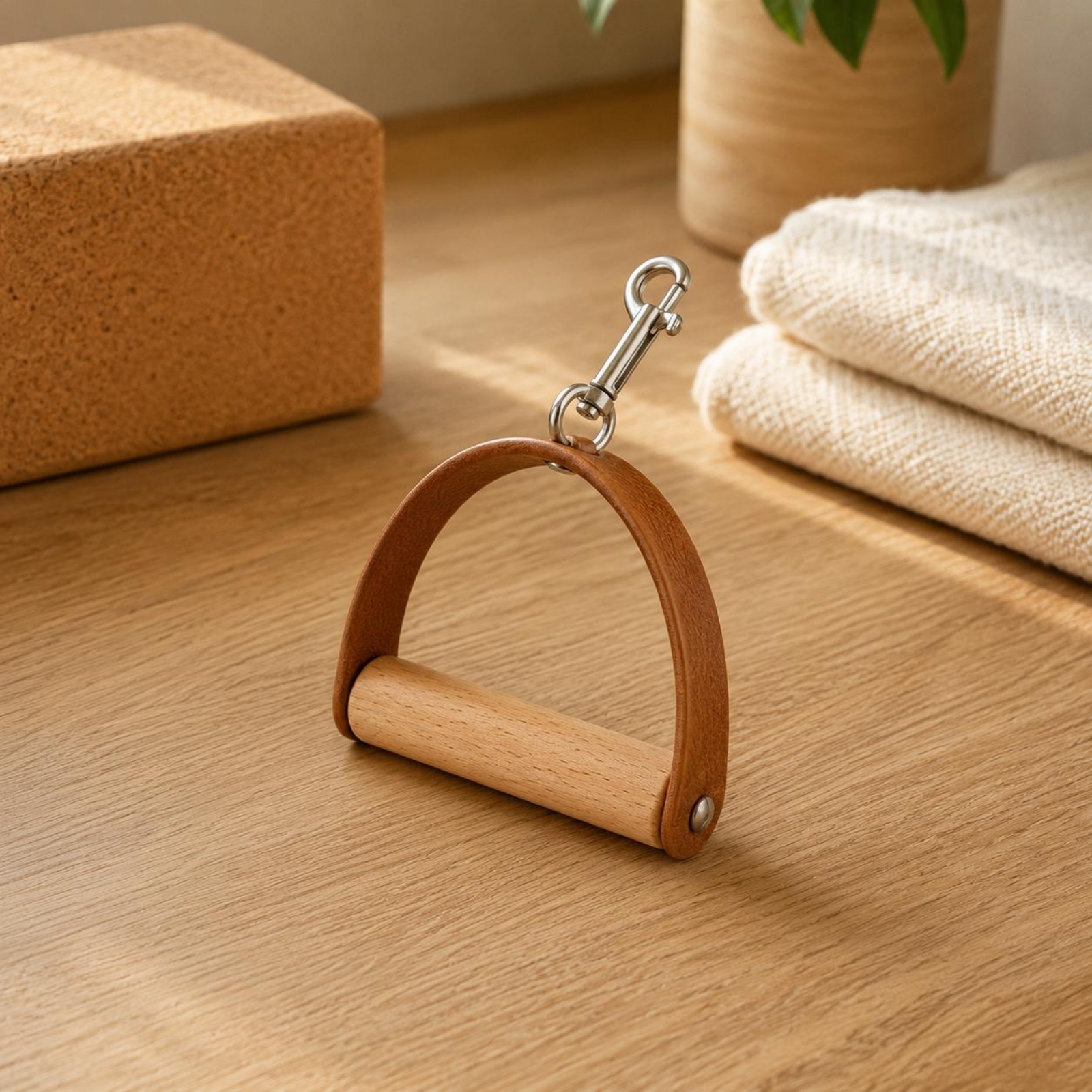 2 Pieces Leather Wood Handles  – Pilates & Yoga Knokke Bewertung und Preis
