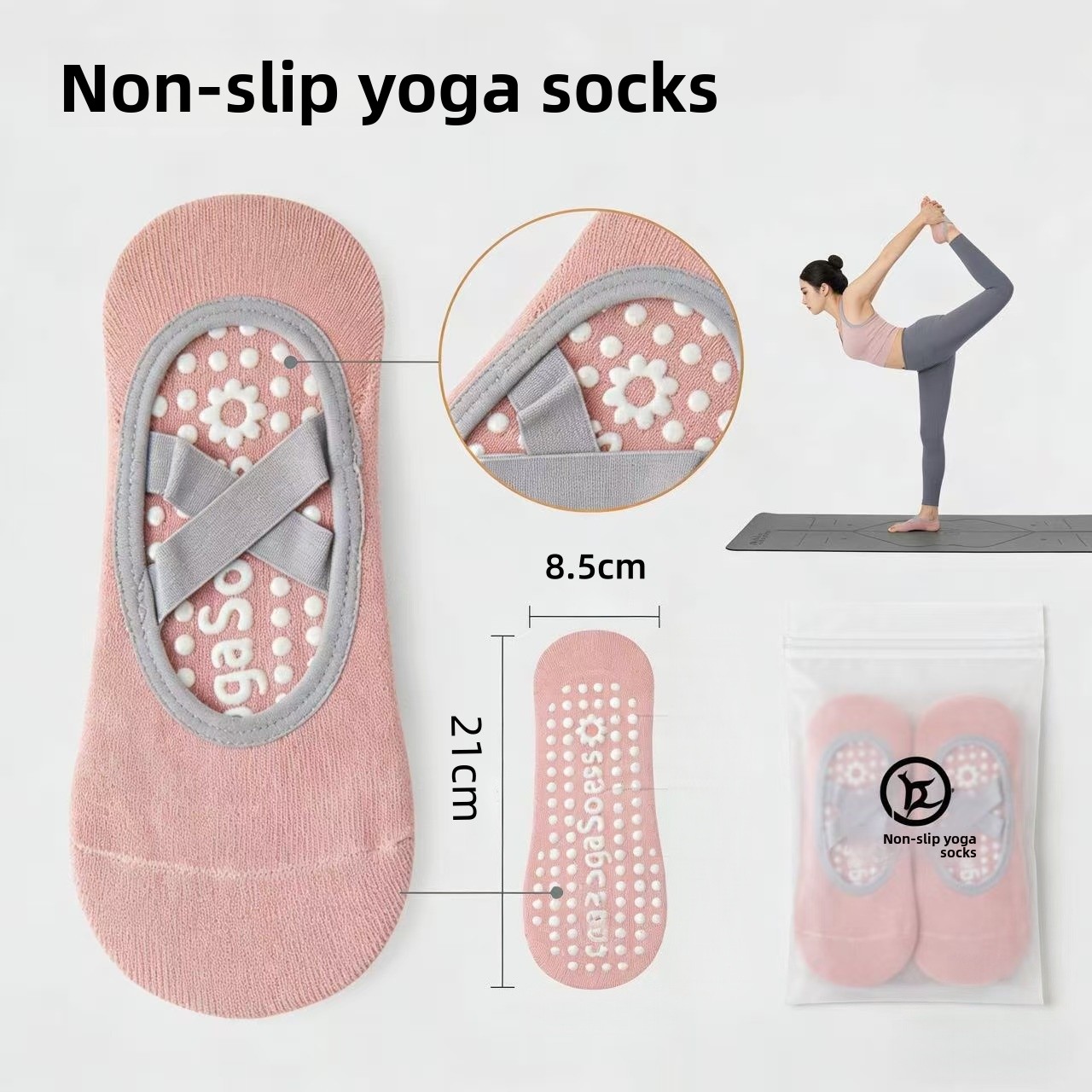 Women Yoga Sock Silicone Anti- – Pilates Yoga Sport Bewertung und Preis