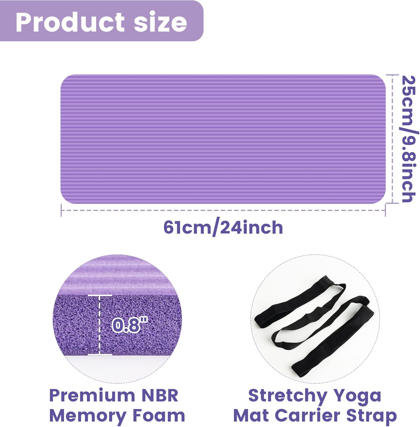 Extra-Thick Yoga Knee Pad Cush – Pilates Yoga Joint Bewertung und Preis
