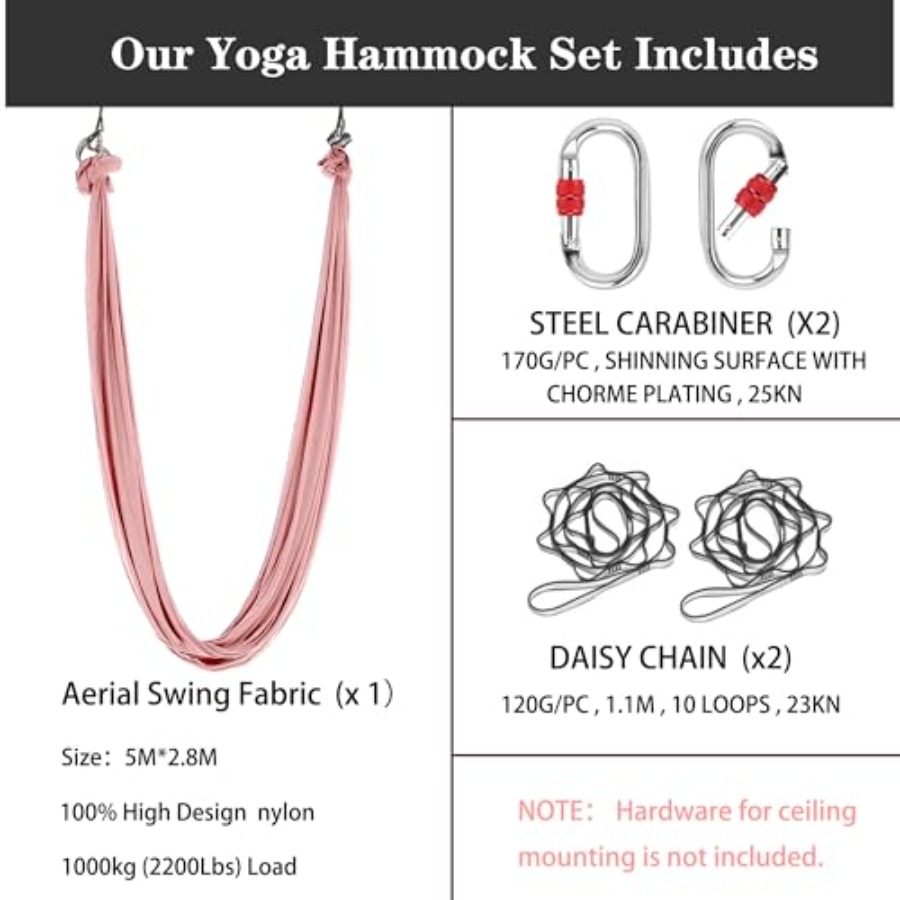 5.5 Yards Aerial Silk Swing Ou – Aerial Silk Hammock Bewertung und Preis