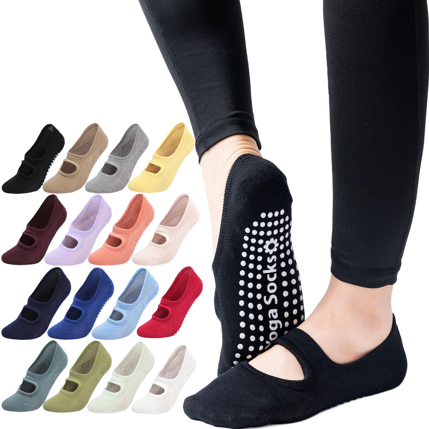 High Quality Women Yoga Socks  – Pilates Yoga Grip Socks Bewertung und Preis