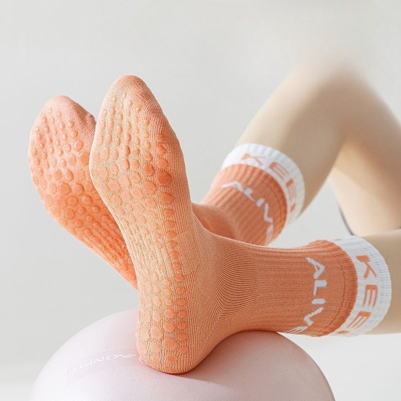 Women's Non-Slip Yoga Socks wi – Pilates Yoga Grip Socks Bewertung und Preis