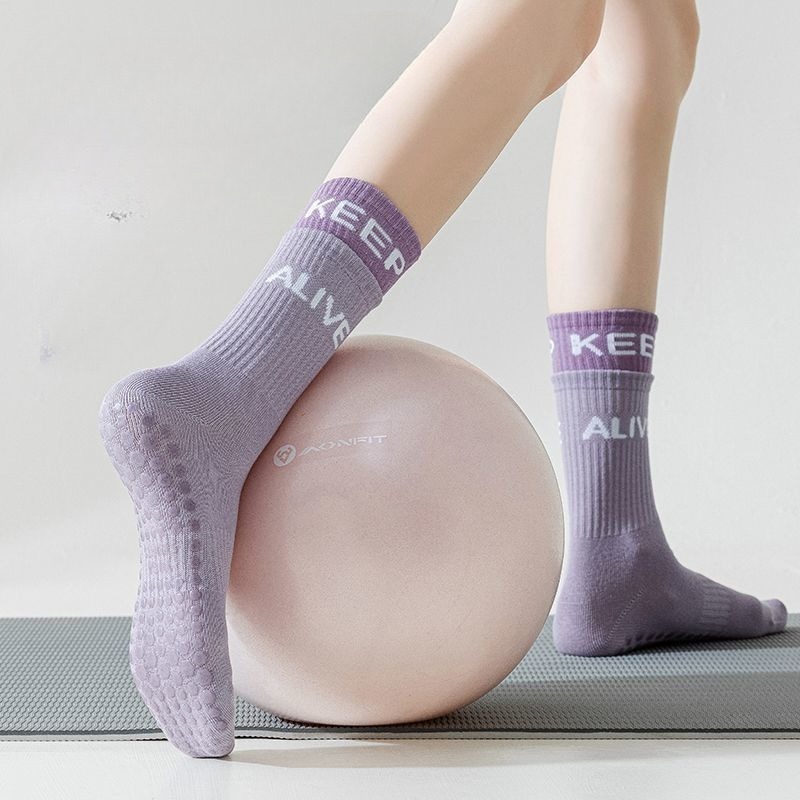 Women's Non-Slip Yoga Socks wi – Pilates Yoga Grip Socks Bewertung und Preis
