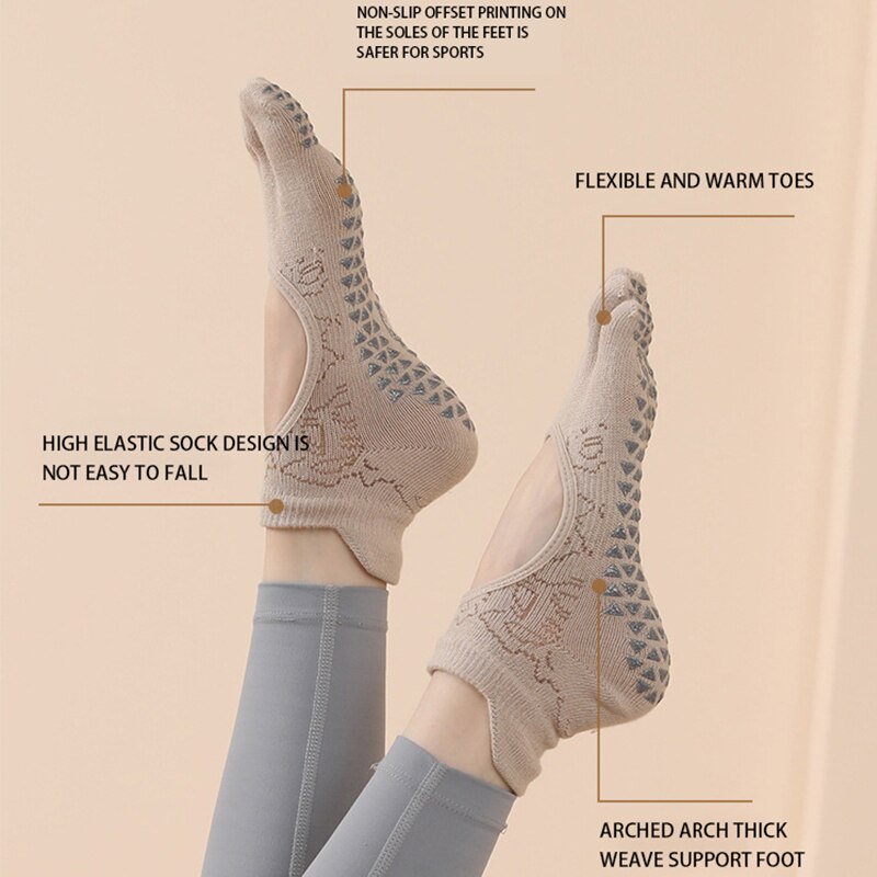 Women Yoga Toe Socks High Qual – Pilates Yoga Grip Socks Bewertung und Preis