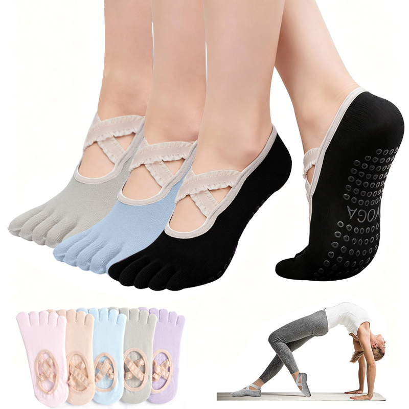 Ladies Non-Slip Pilates Socks  – Pilates Yoga Grip Socks Bewertung und Preis