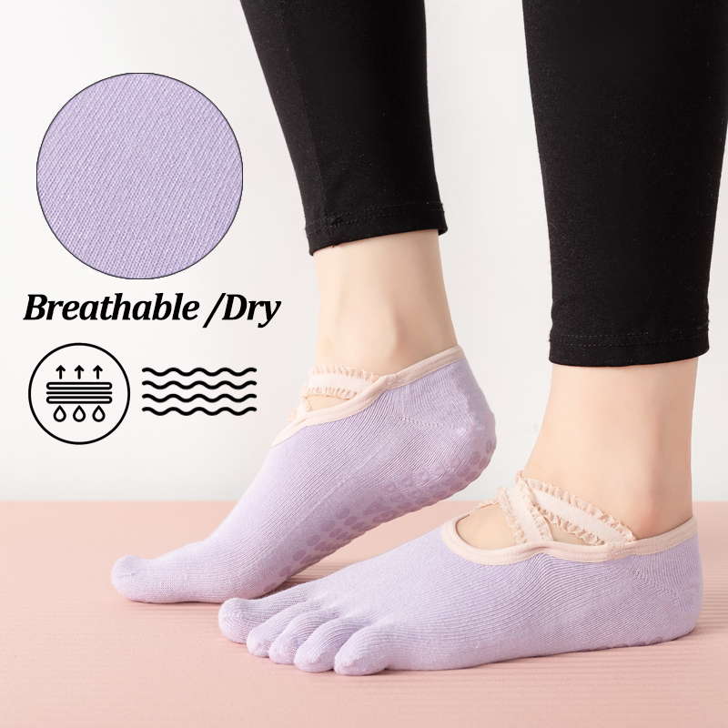 Ladies Non-Slip Pilates Socks  – Pilates Yoga Grip Socks Bewertung und Preis