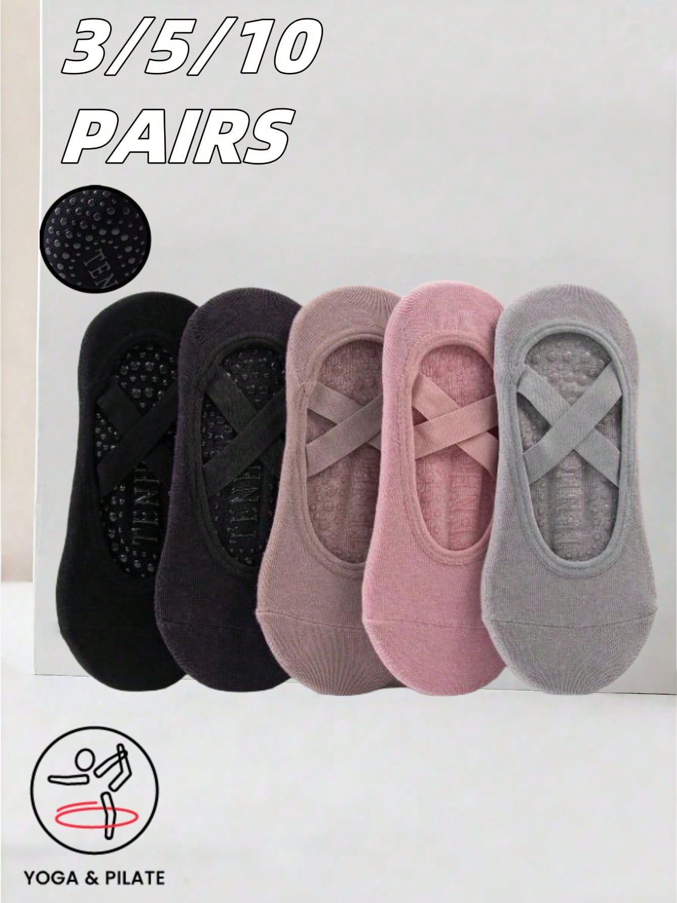 Anti-slip silicone sole yoga s – Pilates Yoga Grip Socks Bewertung und Preis