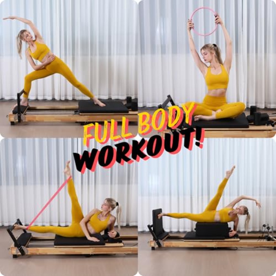 MAX4.0 Pilates Reformer Wood H – Pilates Yoga Ring Exercises Bewertung und Preis
