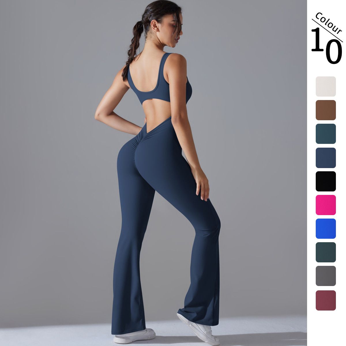 Sexy Back V Jumpsuit Gym Set W – Pilates Yoga Gear Bewertung und Preis