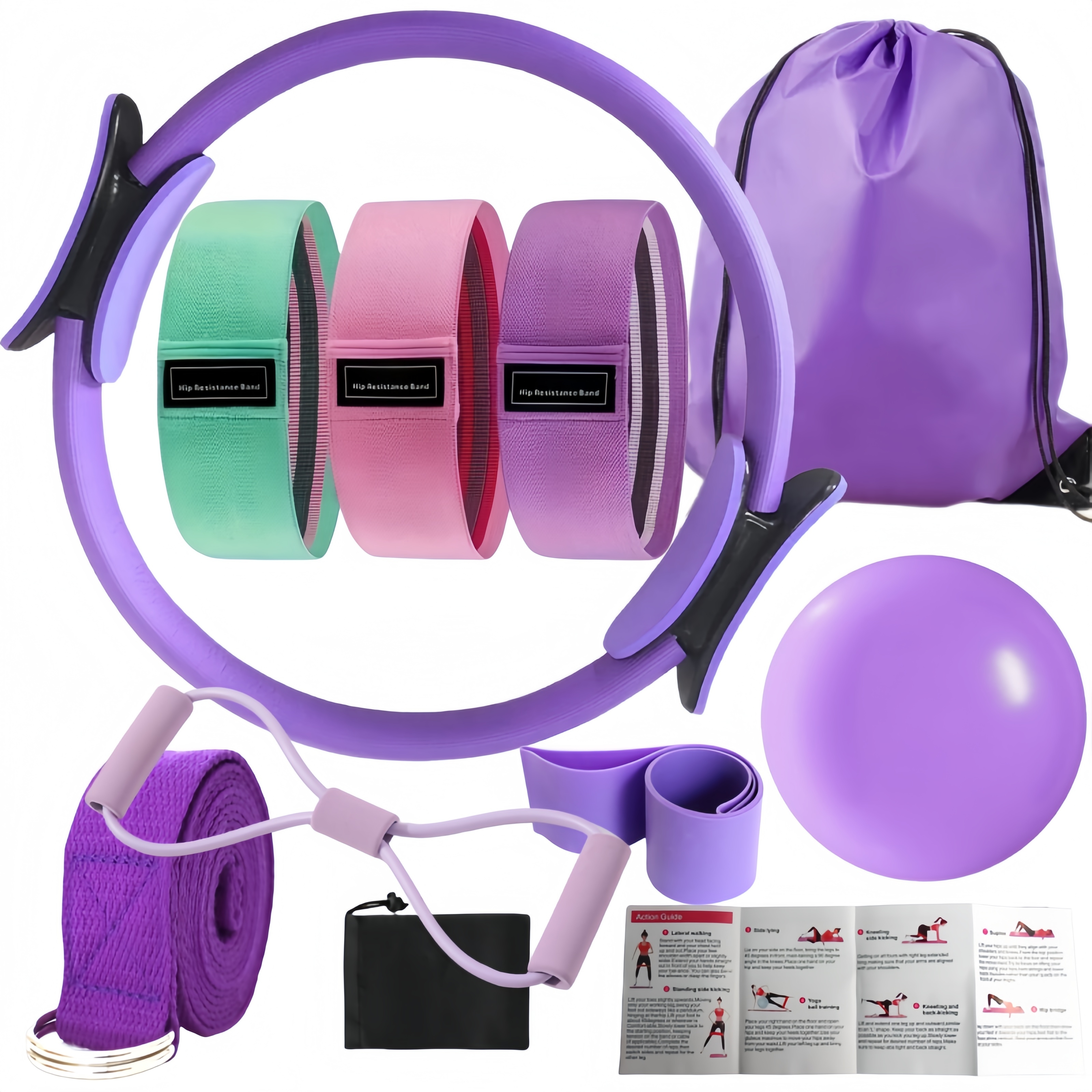 10-Piece Pilates Loops Yoga Ki – Pilates Yoga Roller Bewertung und Preis