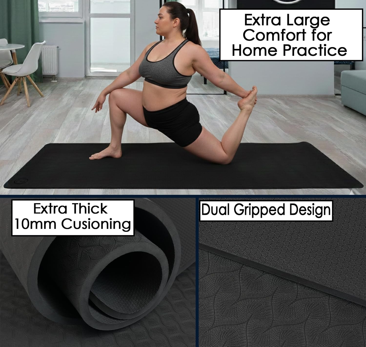 Extra Thick Yoga Mat 10mm XL 8 – Pilates Yoga Joint Bewertung und Preis