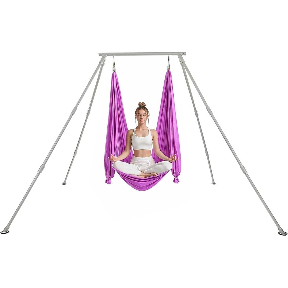 Yoga Stand with Aerial Silks,  – Aerial Silk Hammock Bewertung und Preis