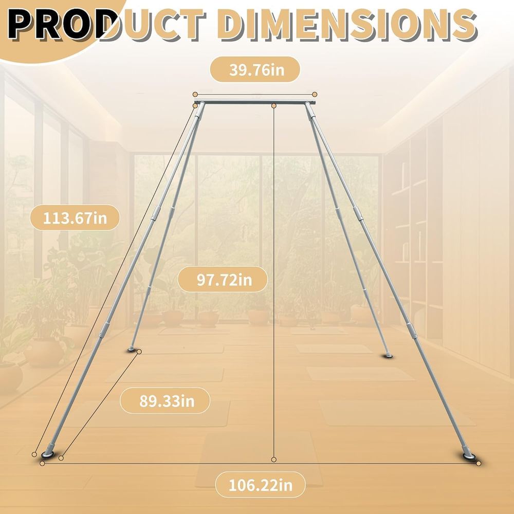 Yoga Stand with Aerial Silks,  – Aerial Silk Hammock Bewertung und Preis