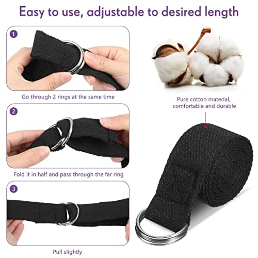 50 Pcs Yoga Strap for Stretchi – Pilates Yoga Ring Exercises Bewertung und Preis