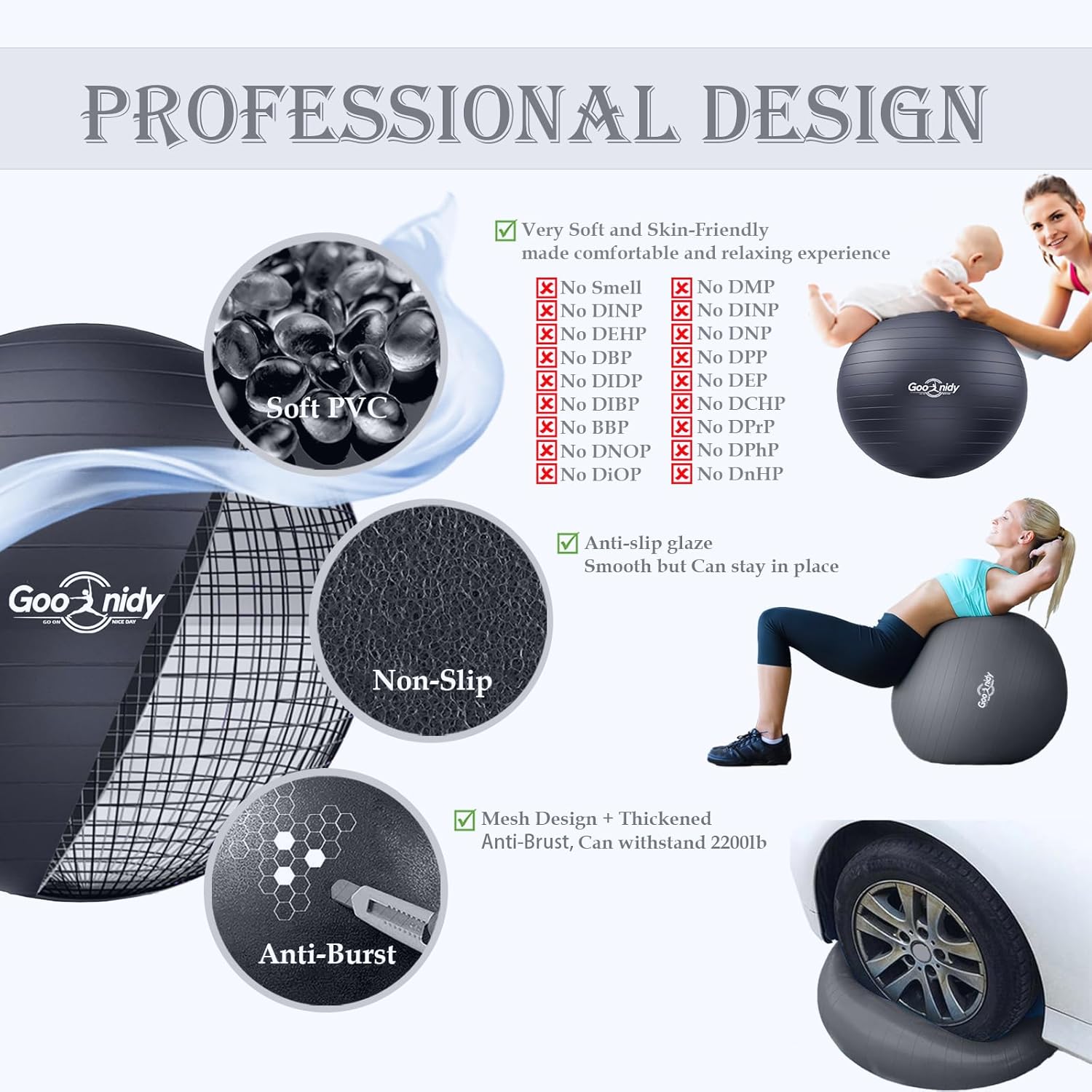 Anti-Burst Pilates Yoga Ball C – Pilates Yoga Pregnancy Bewertung und Preis