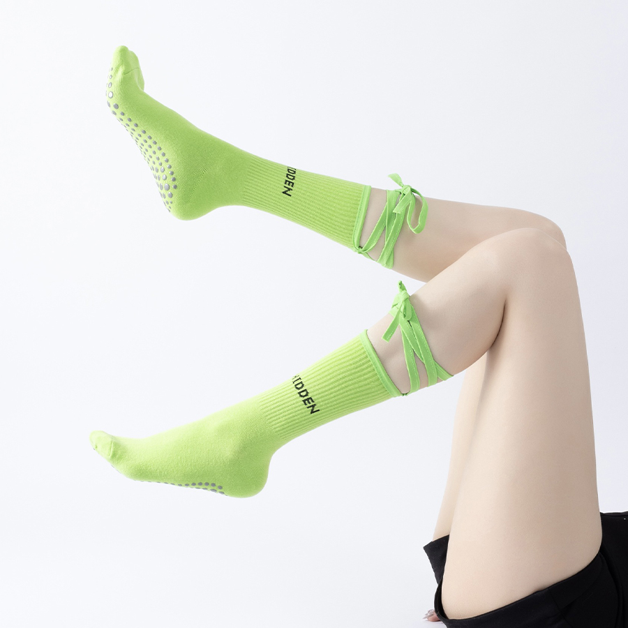 Women Bandage Yoga Socks Cotto – Pilates Yoga Grip Socks Bewertung und Preis