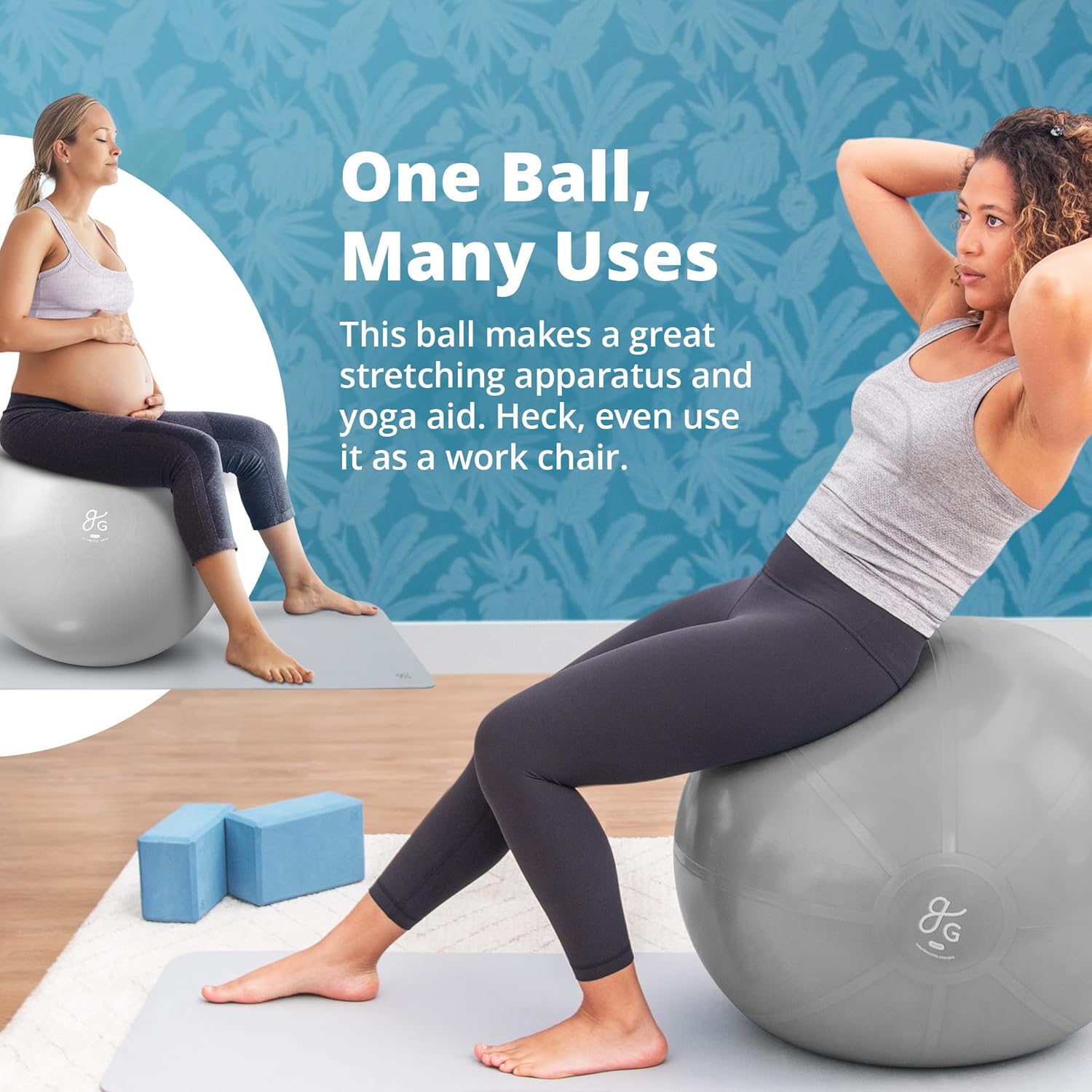 Greater Goods Yoga Ball Anti-B – Pilates Yoga Pregnancy Bewertung und Preis