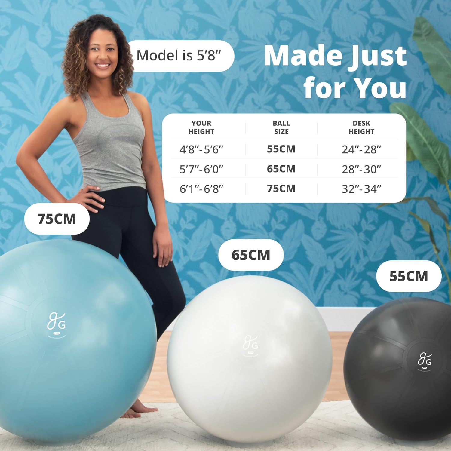 Greater Goods Yoga Ball Anti-B – Pilates Yoga Pregnancy Bewertung und Preis