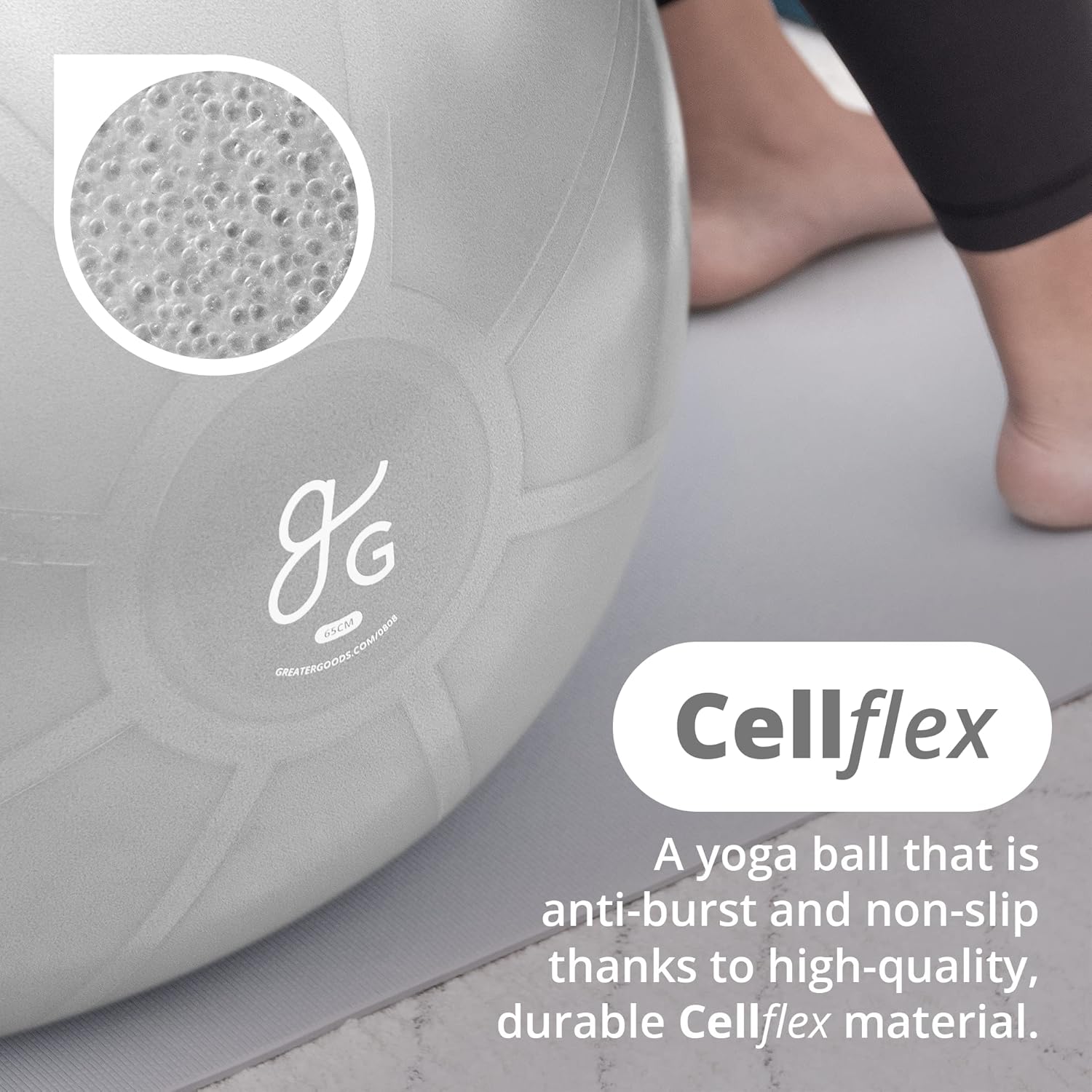 Greater Goods Yoga Ball Anti-B – Pilates Yoga Pregnancy Bewertung und Preis