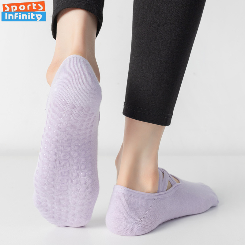 Fashion Cross Straps Backless  – Pilates Yoga Grip Socks Bewertung und Preis